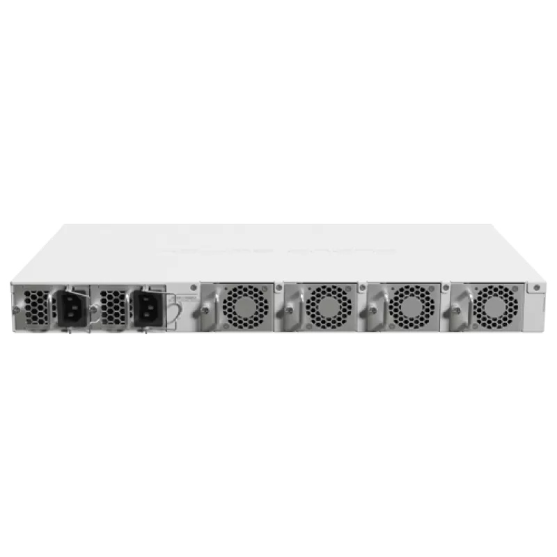 Switch 2 x QSF28 100G, 16 x SFP28 25G, 2 x RJ45 100 Mbps, 1U - MikroTik CRS518-16XS-2XQ-RM - imagine 2