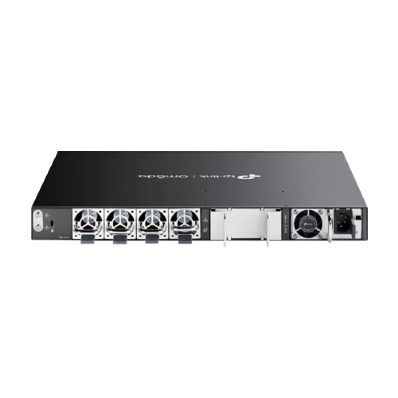 Switch L3, 24 x RJ45 1G PoE, 4 x SFP+ 10G, 2 x surse, Management, 1U - TP-Link Omada SG6428XHP - imagine 1