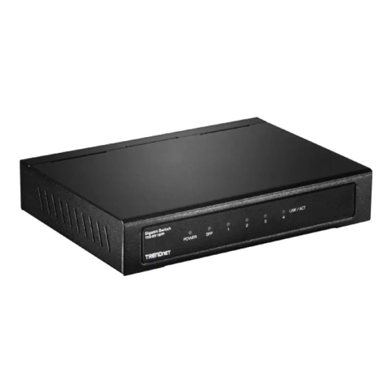 Switch 4 porturi Gigabit , 1 slot SFP - TRENDnet TEG-S51SFP