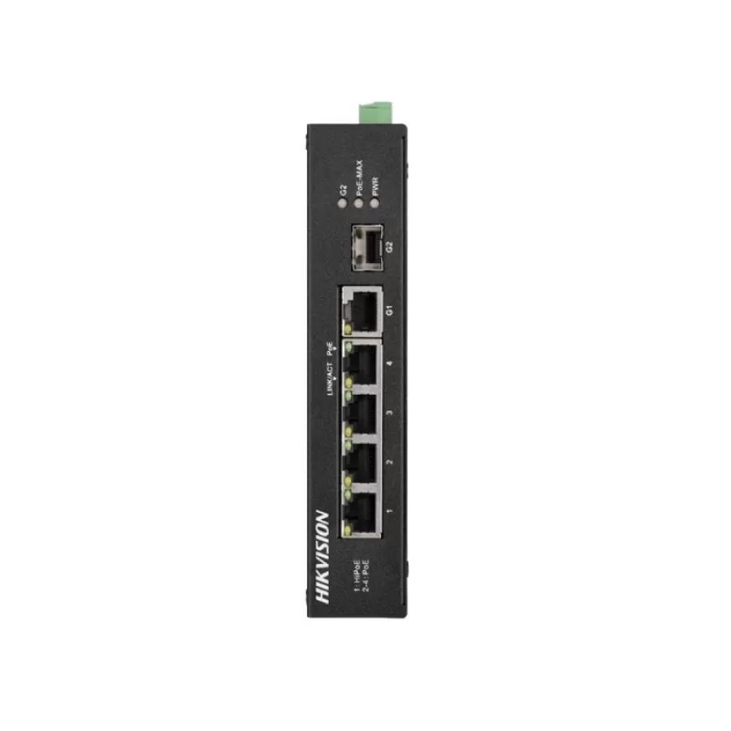 SWITCH 4 PORTURI POE GIGABIT + 2 SFP, INDUSTRIAL