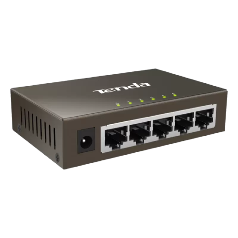 Switch 5 porturi Gigabit - TENDA TND-TEG1005D - imagine 1