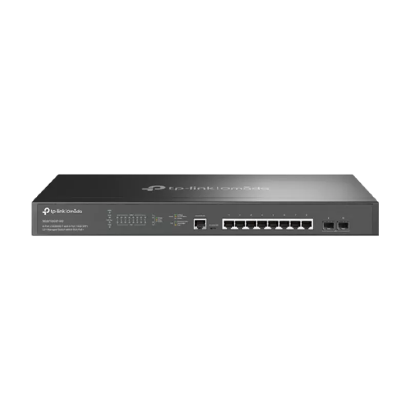 Switch L2+, 8 x RJ45 2.5G PoE, 2 x SFP+ 10G, Management, 1U - TP-Link Omada SG3210XHP-M2