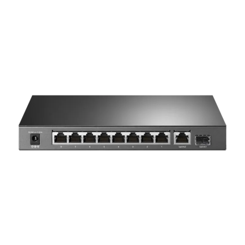 Switch 8 x RJ45 1G PoE, 1 x RJ45 1G, Buget PoE 63W, Unmanaged - TP-Link TL-SG1210P - imagine 1