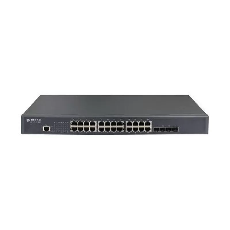 Switch BDCOM S2928E 24 porturi GE TX, 4 porturi 10GE/GE SFP+, L3-lite, 1U