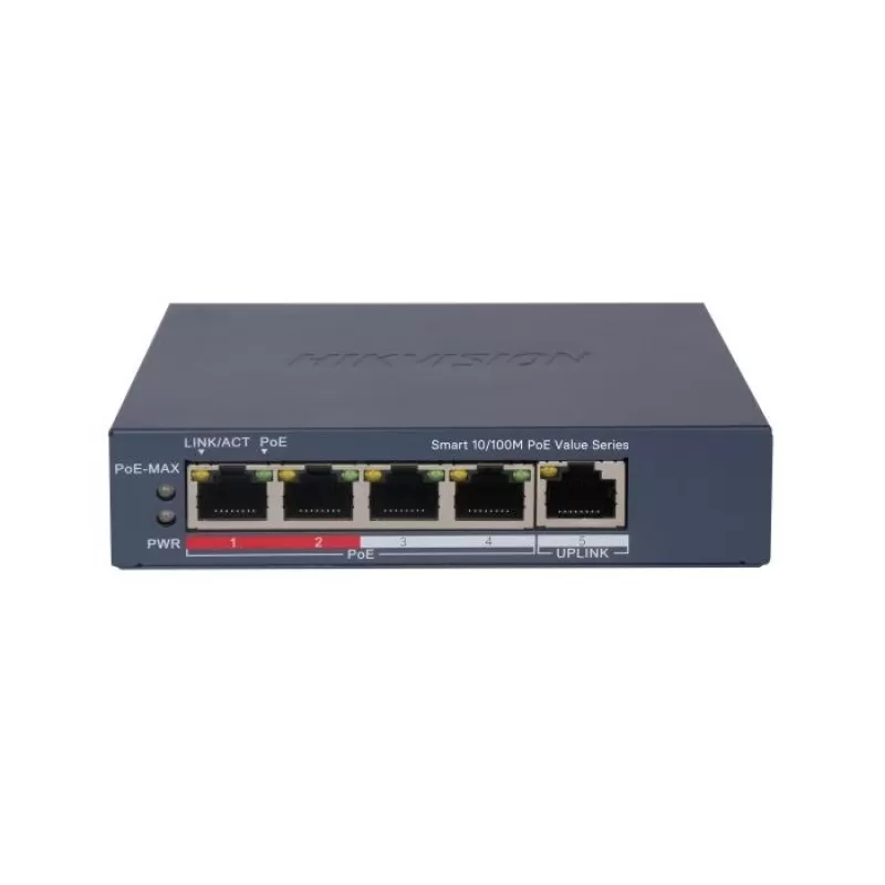 SWITCH CU 4 PORTURI POE, 1 PORT 100 MBPS RJ45