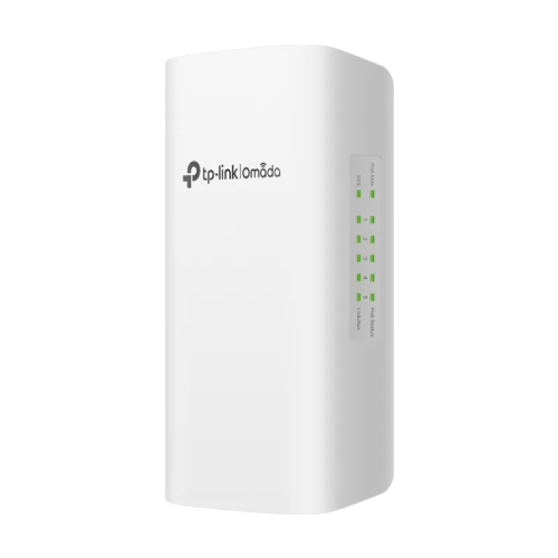 Switch exterior L2+, 4 x PoE RJ45 1G, 1 x RJ45 1G PoE IN, Management, IP55 - TP-Link Omada SG2005P-PD