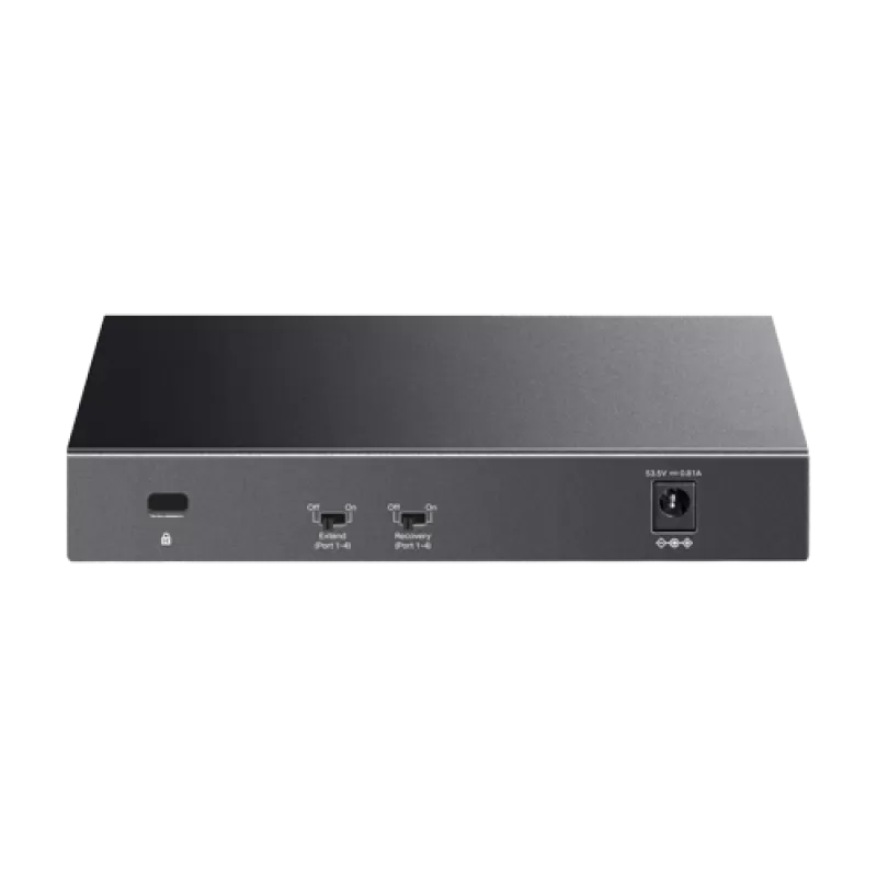 Switch LiteWave, 4 x RJ45 10/100 Mbps PoE, 2 x RJ45 10/100 Mbps, Buget PoE 41W, Unmanaged - TP-Link LS106LP - imagine 1