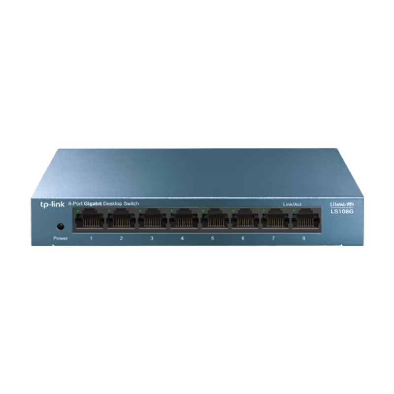 Switch LiteWave LS108G, 8 x RJ45 Gigabit, Unmanaged - TP-Link LS108G