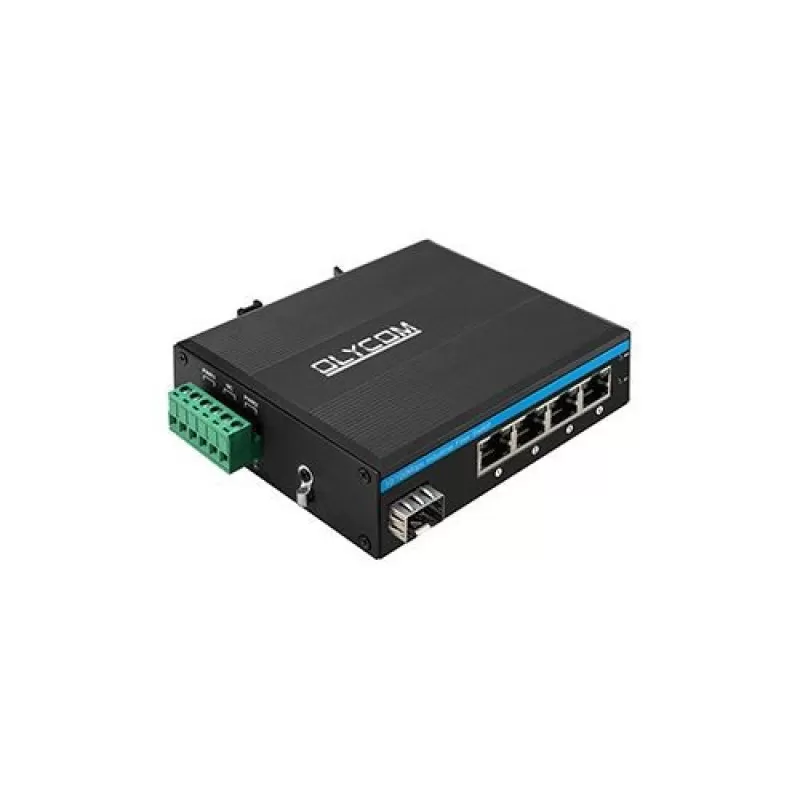 Switch Olycom IM-FP144FE industrial PoE 4 porturi, 1 SFP