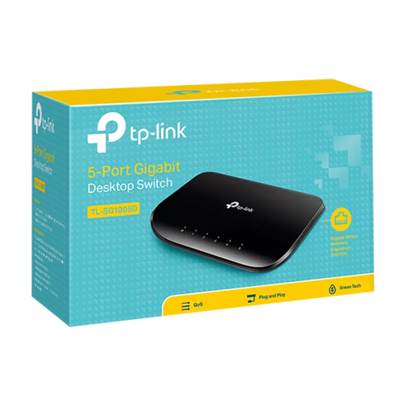 Switch TL-SG1005D, 5 x RJ45 Gigabit, Unmanaged - TP-Link TL-SG1005D - imagine 3