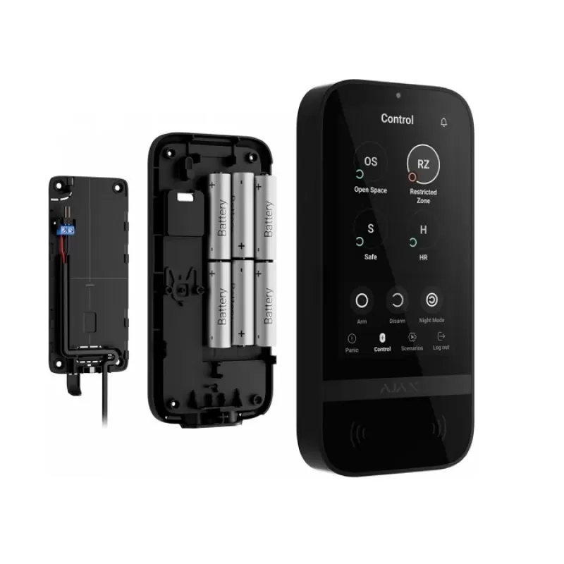 TASTATURA WIRELESS AJAX CU TOUCHSCREEN - imagine 1