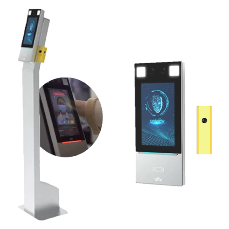 Terminal control acces recunoastere faciala + detectie temperatura - UNV OET-213H-BTS1 - imagine 1