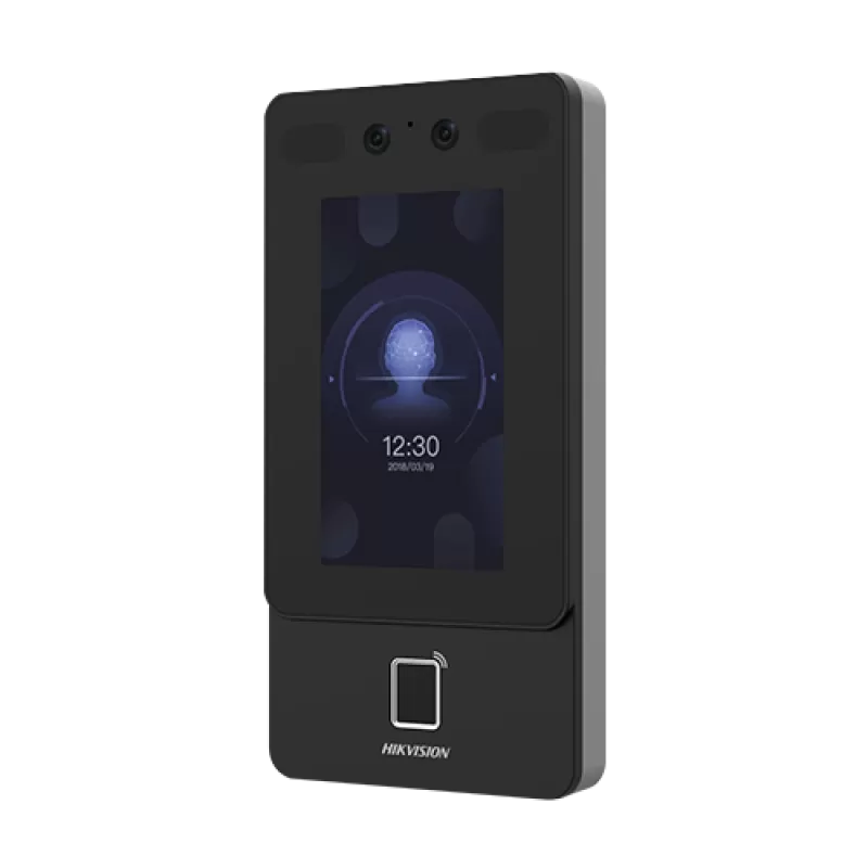 Terminal control acces TCP/IP cu Recunoastere faciala, Amprenta, Card Mifare, PIN, 2MP, WiFi, PoE - HIKVISION DS-K1T342MFWX-E1 - imagine 2