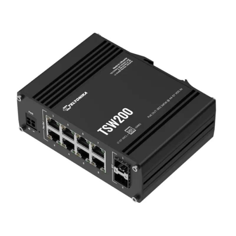 TSW200 - SWITCH POE+ 8 PORTURI GBE, 2 PORTURI SFP