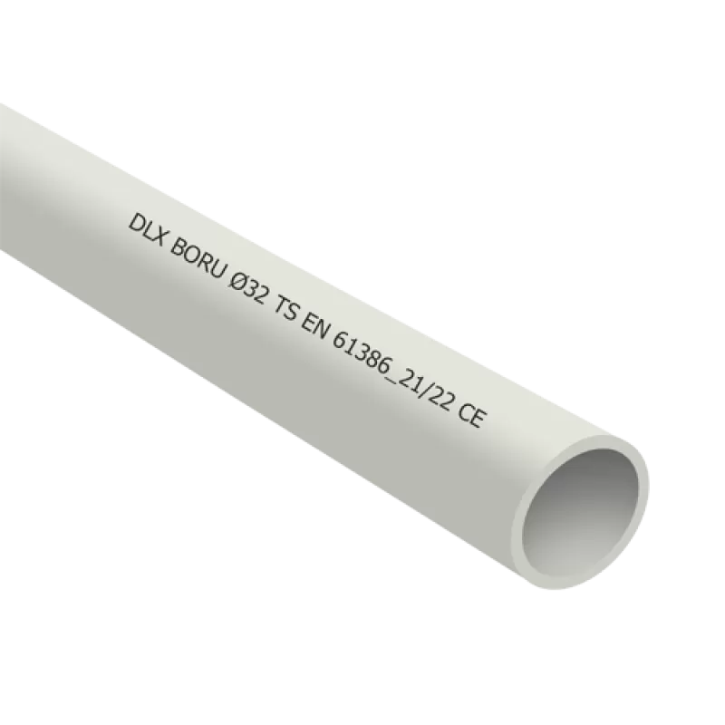 Tub PVC rigid D20, 750N, 3m - DLX TRP-802-20