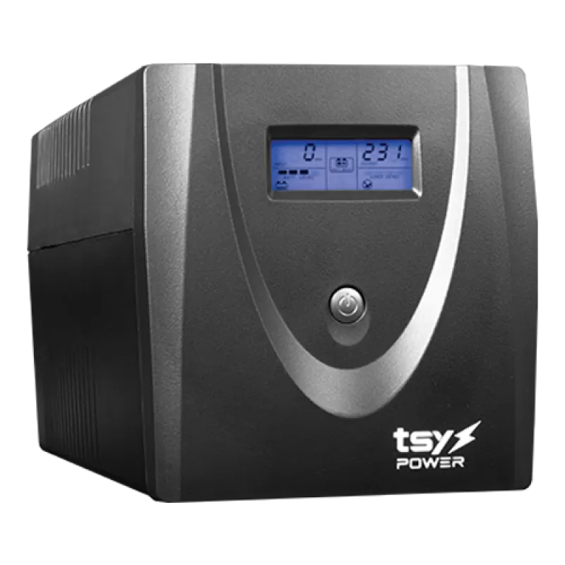 UPS TSY Power, 1200VA/720W, LCD, AVR-repornire automata, Management, 4 x Schuko, 2 x RJ45, 1 X USB type B TSY-MP-1K2-LCD