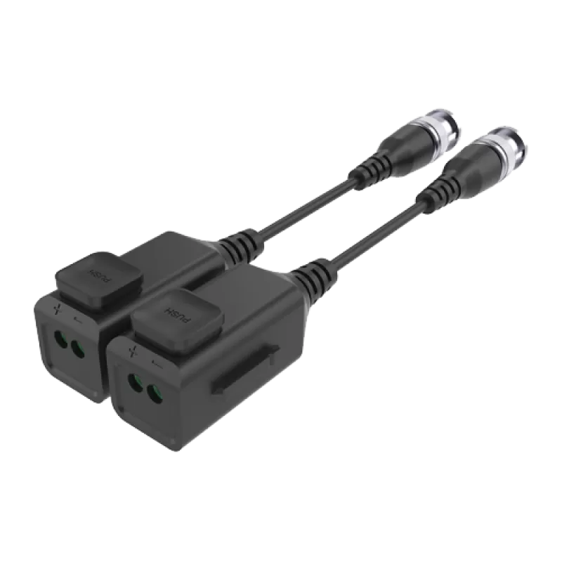 Video balun pasiv HD 4K, cu sistem organizare si buton pentru sertizare rapida tip PUSH  (set 2 buc.)  UTP101P-HD6