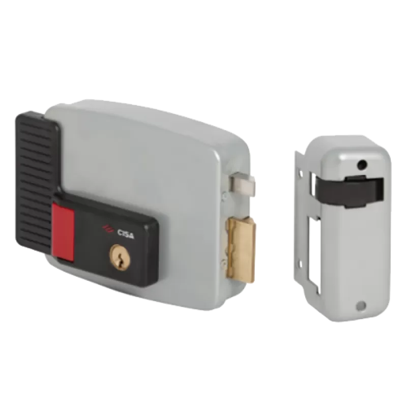 Yala electrica aplicata cu buton, clasa securitate 3, deschidere stanga - CISA 1.11731.60.2