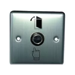 Accesoriu control acces PXW B-801L, Buton metalic iesire, NO/NC, led, 85x85mm