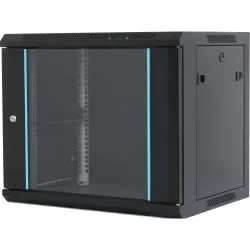Accesoriu retelistica PXW LEO-CAB6U6045 Cabinet metalic, rack de perete 6U, 600x450mm, panouri laterale detasabile si securizate