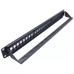 Accesoriu retelistica PXW Patch panel UTP 24 porturi Cat5e, neechipat