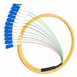 Accesoriu retelistica PXW Pigtail fibra optica 1m, 12 conectori LC