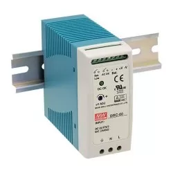 Accesoriu supraveghere Mean Well DRC-60B Sursa de alimentare cu back-up, 27.6V DC, 1.4A, 59.34W, sina DIN