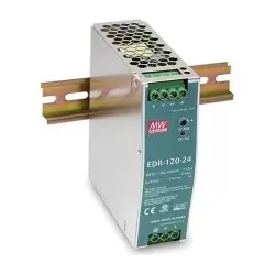 Accesoriu supraveghere Mean Well EDR-120-24 Sursa de alimentare 24V DC, 5A, 120W, sina DIN