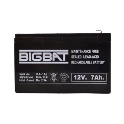 Acumulator BIG BAT 12V, 7 AH BB12V7 - imagine 1