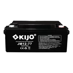 Acumulator Pb-acid AGM Deep Cycle, 12V, 77Ah, conector M8 - KIJO JM12-77 - imagine 1