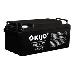Acumulator Pb-acid AGM Deep Cycle, 12V, 77Ah, conector M8 - KIJO JM12-77 - imagine 2