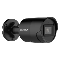 AcuSense - Camera IP 4MP, lentila 2.8mm, IR 40m, Mic. PoE, neagra - HIKVISION DS-2CD2043G2-IU-2.8mm-BLACK