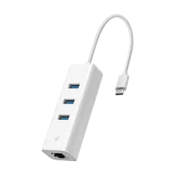 Adaptor USB Type-C la RJ45 Gigabit, 3 x USB 3.0 - TP-Link UE330C