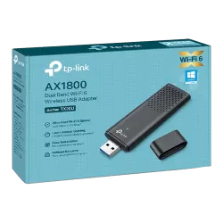 Adaptor USB wireless TP-LINK ARCHER TX20U WiFi 6 AX1800 cu 2 antene - TP-LINK ArcherTX20U - imagine 2