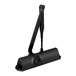 Amortizor hidraulic negru RAL9005 cu brat articulat - DORMA TS68-BLACK