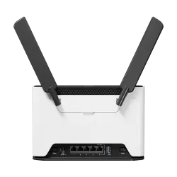 AP AX3600 Chateau PRO WiFi6, 2.4/5 GHz, 4 x RJ45 Gigabit, 1 x RJ45 Gigabit PoE OUT, NAND - MikroTik H53UiG-5HaxQ2HaxQ - imagine 2