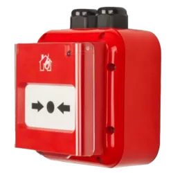 Buton adresabil de alarmare incendiu, de exterior, IP67, cu izolator  - TELETEK SensoIRIS-MCP150IP67