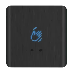 Buton de iesire Touchless ajustabil, aluminiu, negru, montaj aparent, IP66 CSB-20C30S-AL2