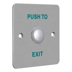Buton iesire montaj ingropat, panou frontal Aluminiu - HIKVISION DS-K7P01 - imagine 1
