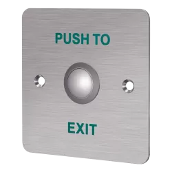 Buton iesire montaj ingropat, panou frontal Aluminiu - HIKVISION DS-K7P01 - imagine 2