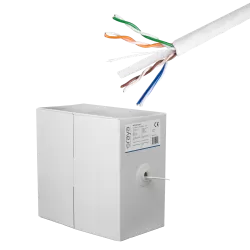 Cablu UTP, cat 6, CUPRU 100%, 305m, LSZH, 4x2x23 AWG - eRaya NET6LUT-305