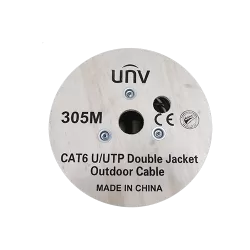 Cablu UTP DE EXTERIOR, cat 6E, CUPRU 100%, tambur 305 metri - UNV  CAB-LC3110B-E-IN - imagine 2