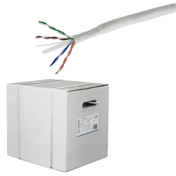 Cablu UTP DE EXTERIOR double jacket, cat 6, cupru, 305m, 4x2x23 AWG - eRaya NET6PDG-305