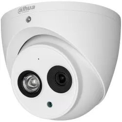 Camera de supraveghere Dahua HAC-HDW1200EM-A, Dome, 2MP, 2.8 mm, 1 LED Array, IR 50m, IP67, Microfon, metal