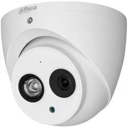 Camera de supraveghere Dahua HAC-HDW1200EMP-A, HD-CVI, Dome, 2MP 1080p, CMOS 1/2.7'', 2.8mm, 1 LED Array, IR 50m, IP67, Microfon, Carcasa metal