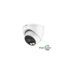 Camera de supraveghere Dahua HAC-HDW1239T-A-LED-0280B-S2, Dome HDCVI Full-color, 2MP, CMOS 1/2.8'', 2.8mm, Iluminator 40m, WDR 130dB, Mic, IP67