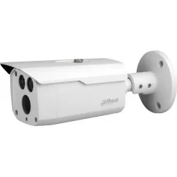 Camera de supraveghere Dahua HAC-HFW1200D, HD-CVI, Bullet, 2MP, 3.6mm, EXIR 2 LED Arrays, IR 80m, D-WDR, Rating IP67, Carcasa aluminiu