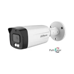 Camera de supraveghere Dahua HAC-HFW1239TM-A-LED-0360B-S2, Bullet HDCVI Full-color, 2MP, CMOS 1/2.8'', 3.6mm, Iluminator 40m, WDR 130dB, Mic, IP67