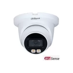 Camera de supraveghere Dahua IPC-HDW3249TM-AS-LED-0280B IP AI Dome Full-color 2MP, CMOS 1/2.8'', 2.8mm, LED 30m, WDR, Microfon, IP67, PoE