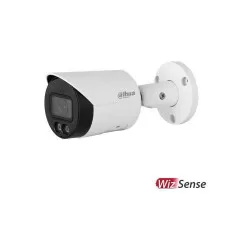 Camera de supraveghere Dahua IPC-HFW2549S-S-IL-0360B Bullet IP ONVIF, AI WizSense Smart Dual Light 5MP, 1/2.7 CMOS, 3.6mm, IR/lumina alba 30m, WDR 120dB, MicroSD 256GB, built-in Mic, PoE, IP67